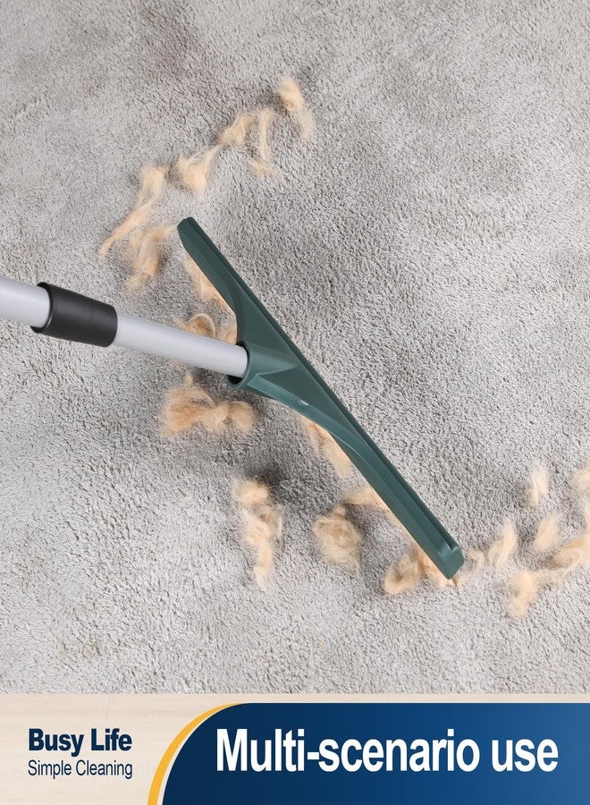 Yocada Carpet Rake for Pet Hair Removal Reusable Pet Hair Remover Telescopic Carpet Scraper Sweeper Cat Dog Hair Remover Rake Brush for Rugs Mats 56.69" - Image 2